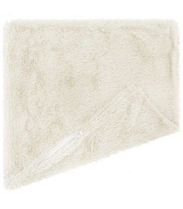 vidaXL Cushion Cover 2 pcs HEERLEN White 40 x 40 cm PV Fleece