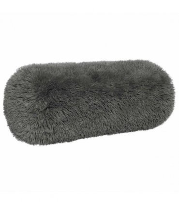 vidaXL Cushion Cover 6 pcs HEERLEN Light Grey Ø 15 x 40 cm PV Fleece