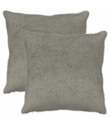 vidaXL Cushion Cover 2 pcs HEERLEN Light Grey 60 x 60 cm
