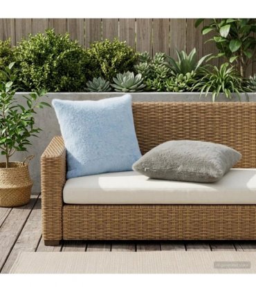vidaXL Cushion Cover 2 pcs HEERLEN Light Grey 60 x 60 cm