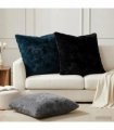 vidaXL Cushion Cover 2 pcs HEERLEN Dark Grey 80 x 80 cm