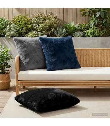 vidaXL Cushion Cover 2 pcs HEERLEN Dark Grey 80 x 80 cm