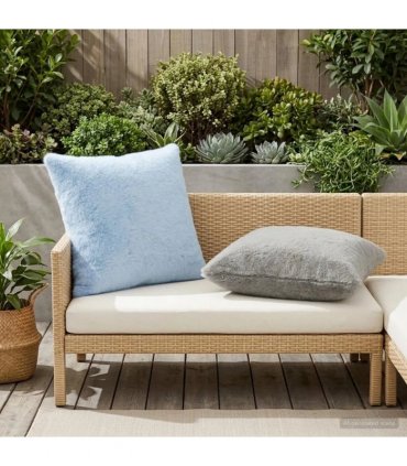 vidaXL Cushion Cover 6 pcs HEERLEN Light Grey 80 x 80 cm