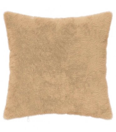 vidaXL Cushion Cover 6 pcs HEERLEN Cream 80 x 80 cm Faux Rabbit Fur