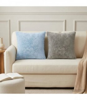 vidaXL Cushion Cover 6 pcs HEERLEN Light Grey 40 x 40 cm — V0672279577