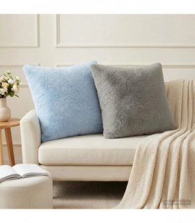 vidaXL Cushion Cover 2 pcs HEERLEN Light Grey 50 x 50 cm