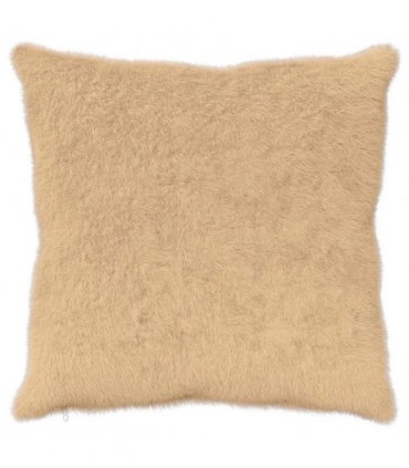 vidaXL Cushion Cover 2 pcs HEERLEN Cream 60 x 60 cm Faux Rabbit Fur