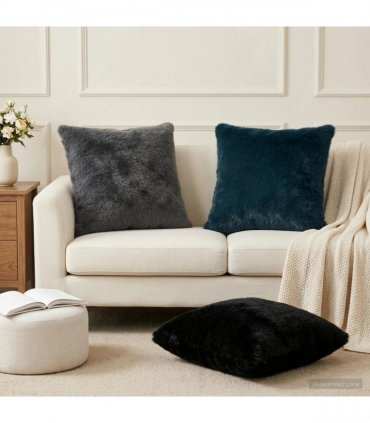 vidaXL Cushion Cover 2 pcs HEERLEN Dark Grey 60 x 60 cm