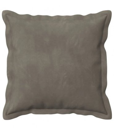 vidaXL Cushion Cover 6 pcs HOUTEN Light Grey 40 x 40 cm Velvet