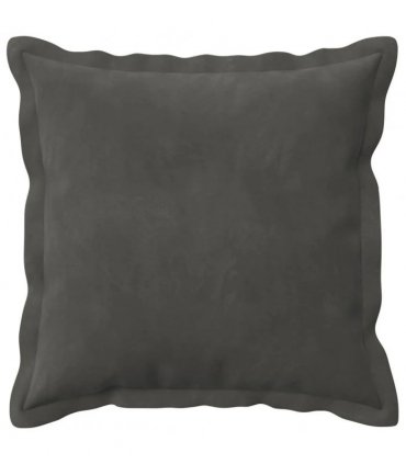 vidaXL Cushion Cover 6 pcs HOUTEN Dark Grey 30 x 30 cm Velvet