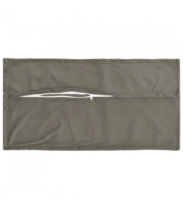 vidaXL Cushion Cover 12 pcs HOUTEN Light Grey 40 x 80 cm Velvet