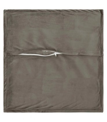 vidaXL Cushion Cover 6 pcs HOUTEN Light Grey 30 x 30 cm Velvet