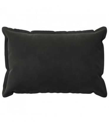 vidaXL Cushion Cover 2 pcs HOUTEN Black 50 x 80 cm Velvet