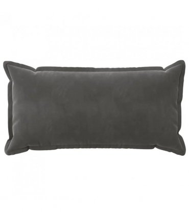 vidaXL Cushion Cover 12 pcs HOUTEN Dark Grey 40 x 80 cm Velvet