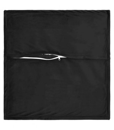 vidaXL Cushion Cover 6 pcs HOUTEN Black 40 x 40 cm Velvet
