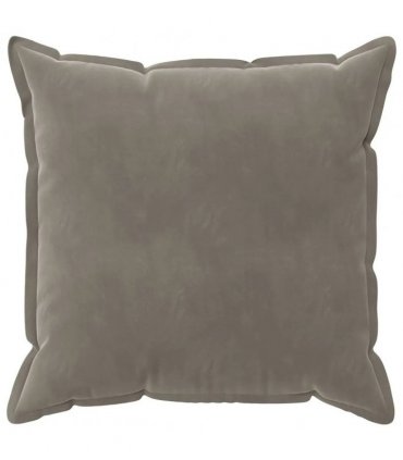 vidaXL Cushion Cover 6 pcs HOUTEN Light Grey 65 x 65 cm Velvet