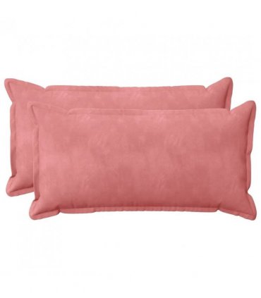 vidaXL Cushion Cover 2 pcs HOUTEN Pink 40 x 80 cm Velvet