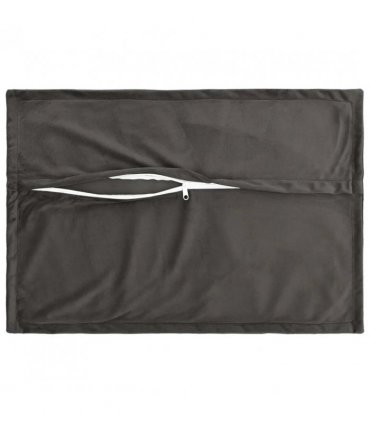 vidaXL Cushion Cover 2 pcs HOUTEN Dark Grey 50 x 70 cm Velvet