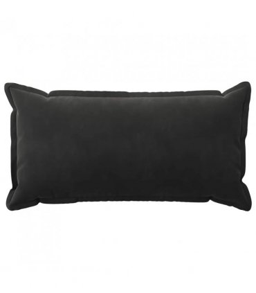 vidaXL Cushion Cover 2 pcs HOUTEN Black 40 x 70 cm Velvet