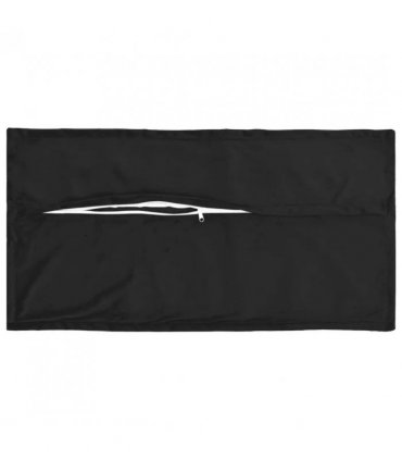 vidaXL Cushion Cover 2 pcs HOUTEN Black 40 x 70 cm Velvet
