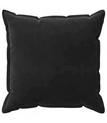 vidaXL Cushion Cover 6 pcs HOUTEN Black 80 x 80 cm Velvet