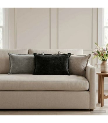 vidaXL Cushion Cover 2 pcs HOUTEN Light Grey 30 x 50 cm