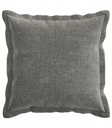 vidaXL Cushion Cover 2 pcs HOUTEN Dark Grey 50 x 50 cm Chenille Fabric