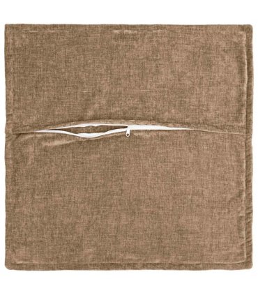 vidaXL Cushion Cover 2 pcs HOUTEN Brown 40 x 40 cm Chenille Fabric