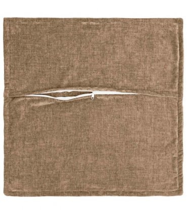 vidaXL Cushion Cover 2 pcs HOUTEN Brown 80 x 80 cm Chenille Fabric