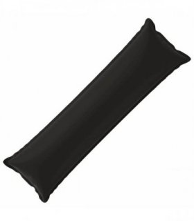 vidaXL Cushion Cover HOUTEN Black 40 x 145 cm Polyester