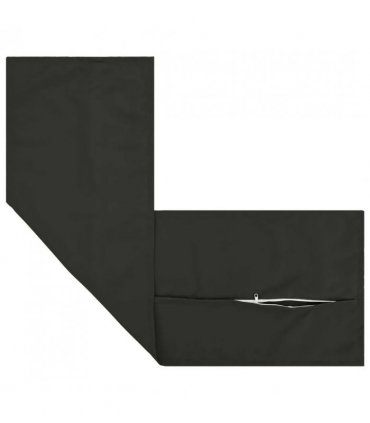 vidaXL Cushion Cover HOUTEN Black 40 x 145 cm Polyester