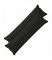 vidaXL Cushion Cover 2 pcs HOUTEN Black 40 x 145 cm Polyester