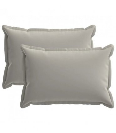 vidaXL Cushion Cover 2 pcs HOUTEN Grey 50 x 80 cm Polyester