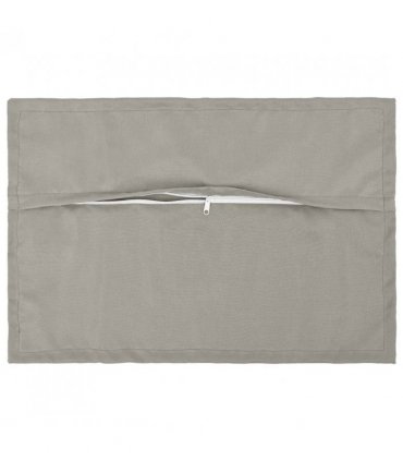 vidaXL Cushion Cover 2 pcs HOUTEN Grey 50 x 80 cm Polyester