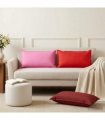 vidaXL Cushion Cover 2 pcs HOUTEN Red 40 x 80 cm Polyester