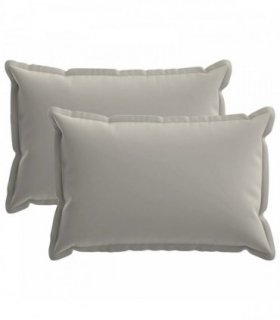 vidaXL Cushion Cover 2 pcs HOUTEN Grey 50 x 70 cm Polyester