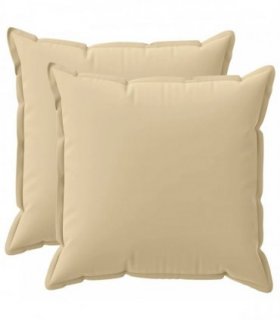 vidaXL Cushion Cover 2 pcs HOUTEN Beige 60 x 60 cm Polyester