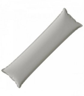vidaXL Cushion Cover HOUTEN Grey 40 x 145 cm Polyester
