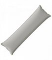 vidaXL Cushion Cover HOUTEN Grey 40 x 145 cm Polyester