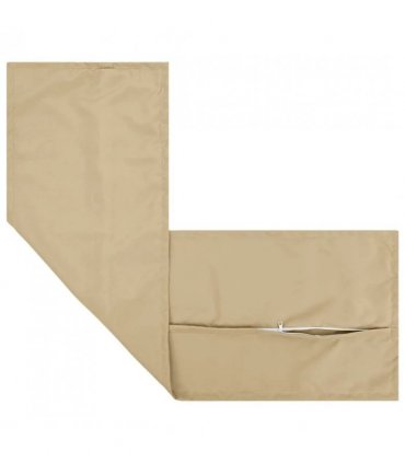 vidaXL Cushion Cover HOUTEN Beige 40 x 145 cm Polyester