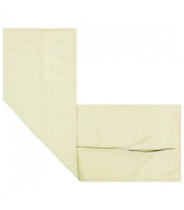 vidaXL Cushion Cover HOUTEN Cream 40 x 145 cm Polyester