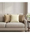 vidaXL Cushion Cover 12 pcs HOUTEN Cream 40 x 40 cm Polyester