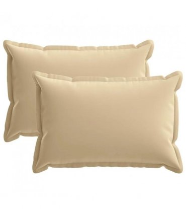 vidaXL Cushion Cover 2 pcs HOUTEN Beige 40 x 60 cm Polyester