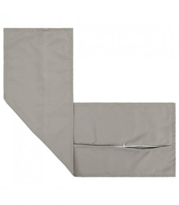 vidaXL Cushion Cover 2 pcs HOUTEN Grey 40 x 145 cm Polyester