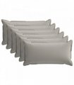 vidaXL Cushion Cover 6 pcs HOUTEN Grey 40 x 80 cm Polyester
