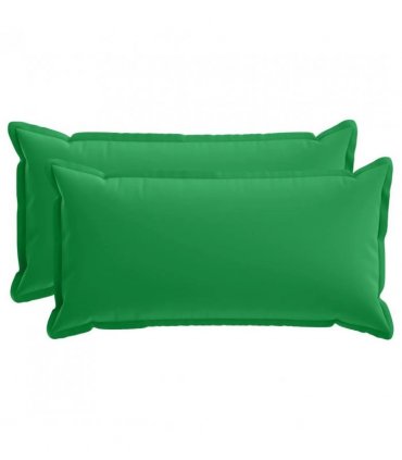 vidaXL Cushion Cover 2 pcs HOUTEN Green 40 x 80 cm Polyester