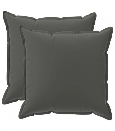 vidaXL Cushion Cover 2 pcs HOUTEN Anthracite 70 x 70 cm Polyester