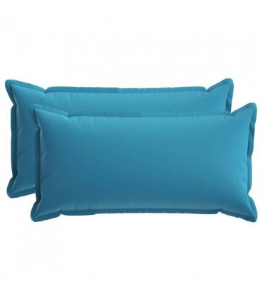vidaXL Cushion Cover 2 pcs HOUTEN Light Blue 40 x 80 cm Polyester