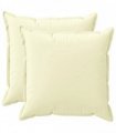 vidaXL Cushion Cover 2 pcs HOUTEN Cream 65 x 65 cm Polyester