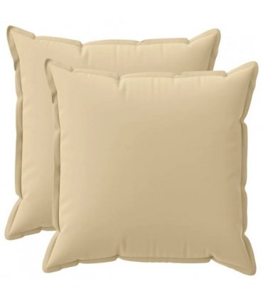 vidaXL Cushion Cover 2 pcs HOUTEN Beige 70 x 70 cm Polyester